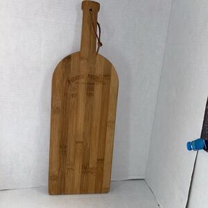 Bamboo cutting board shaped like a bottle Pedrick Produce Dixon California
